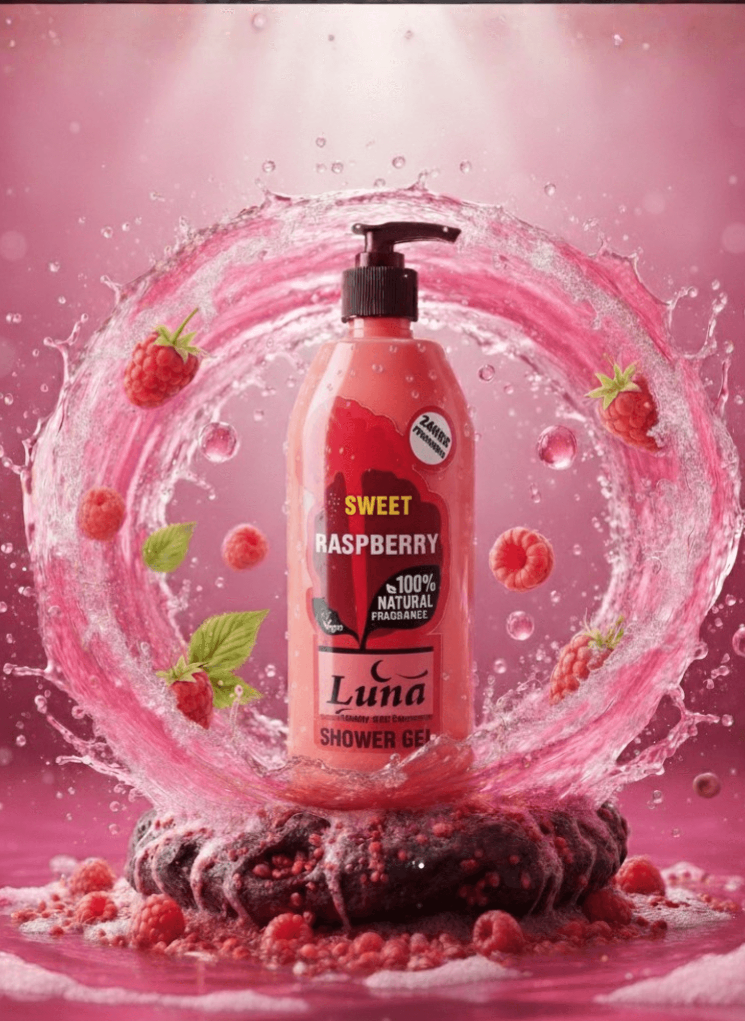 Shower Gel - SWEET RASPBERRY (500)
