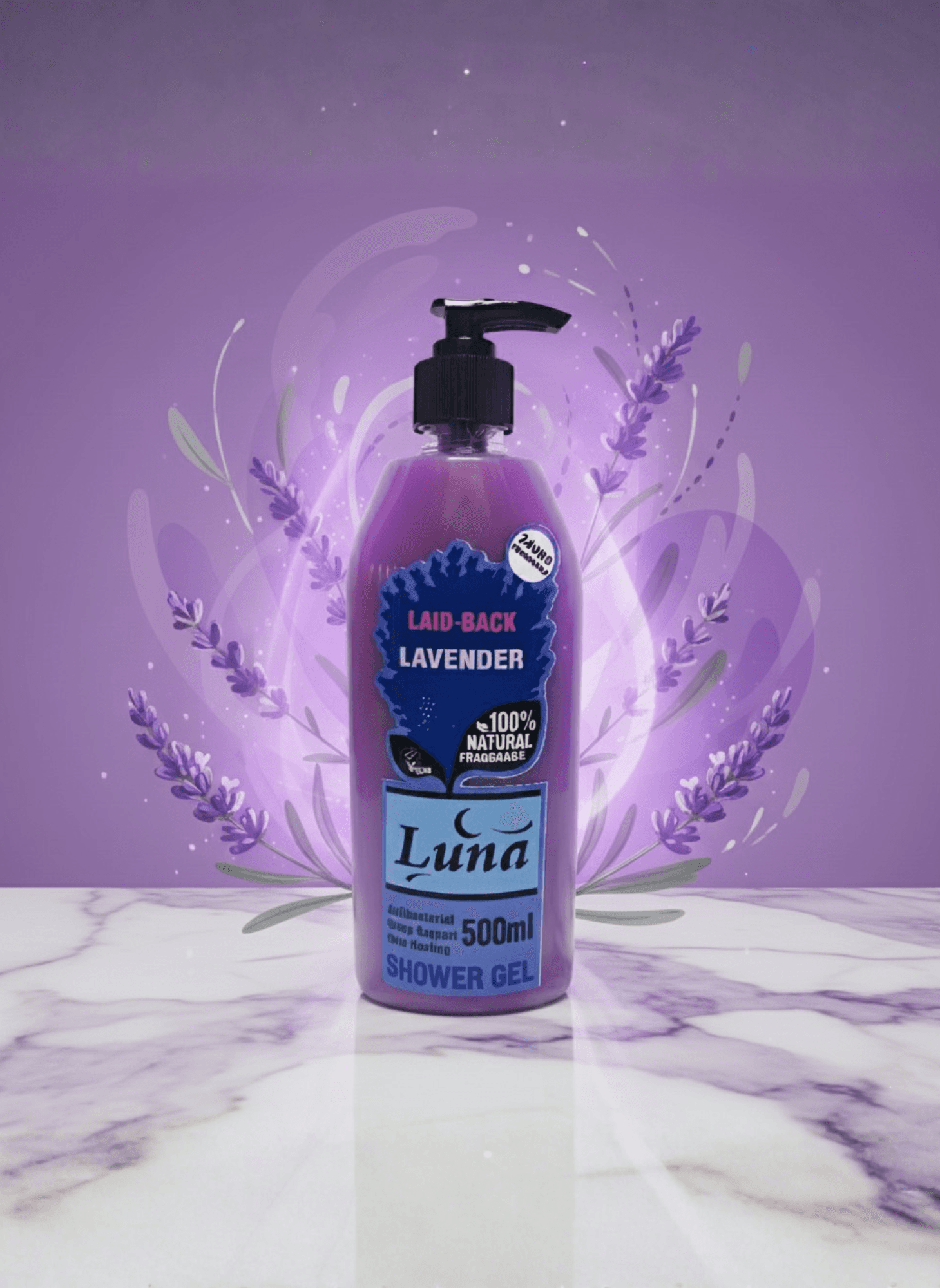 Shower Gel - LAID-BACK LAVENDER (500ml)