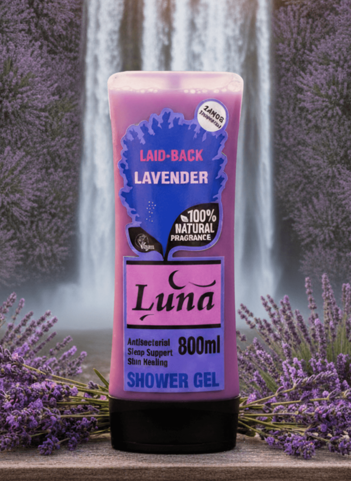 Shower Gel - LAID-BACK LAVENDER (800ml)