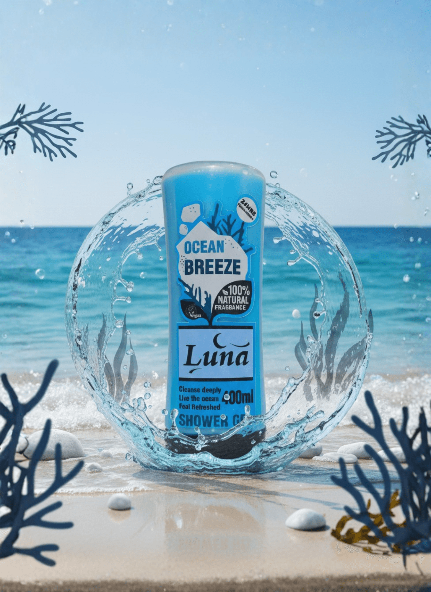 Shower Gel - OCEAN BREEZE (400ml)