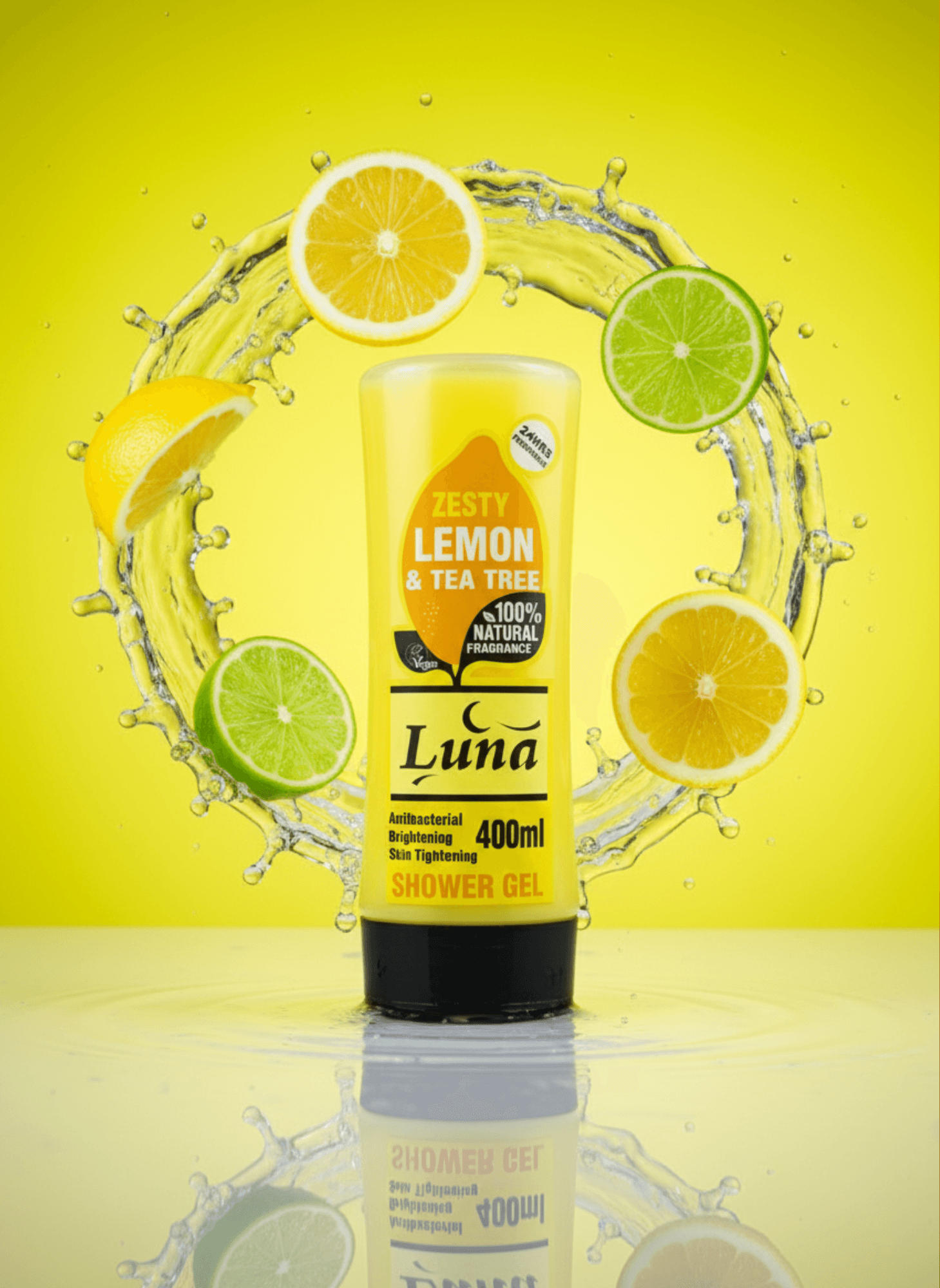 Shower Gel - ZESTY LEMON & TEA TREE (400ml)